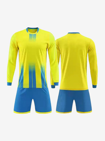 イエローメンズ 長袖 タイダイ カスタマイズ フットボール ジャージ アクティブウェア