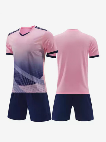 ピンクメンズ アクティブウェア 半袖 タイダイ カスタマイズ フットボール ジャージ