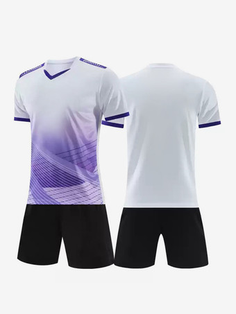 ホワイト メンズ アクティブウェア 半袖 タイダイ カスタマイズ フットボール ジャージ