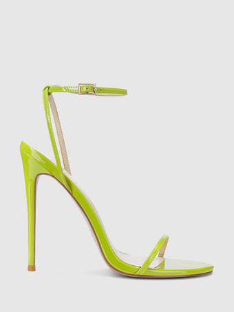 レディース パーティーシューズ オープントゥ ハイヒール サンダル