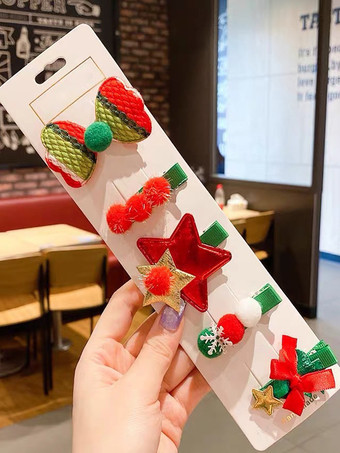 スイートロリータアクセサリー 赤いリボン クリスマス柄 帽子 その他