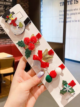 スイートロリータアクセサリー 赤いリボン クリスマス柄 帽子 その他