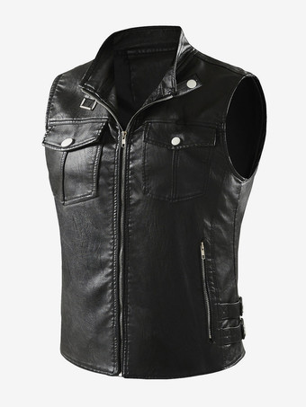 ブラック メンズ ベルベット ウォッシュド レトロ ベスト プラスサイズ 冬用ジレ