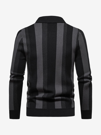 メンズジャケット ストライプポケット カジュアルカーディガン