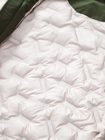 メンズ フード付きダウンジャケット ダブルジッパー カラーブロック カジュアルダウンジャケット 暖かいジャケット