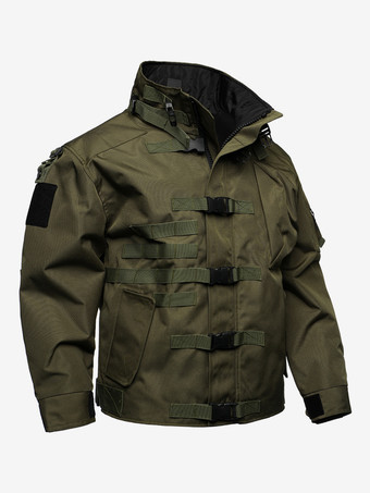 ハンターグリーン メンズジャケット カジュアル 長袖 アウトドア ミリタリージャケット