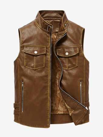 メンズ ベルベット ウォッシュド レトロ ベスト プラスサイズ 冬用ジレ