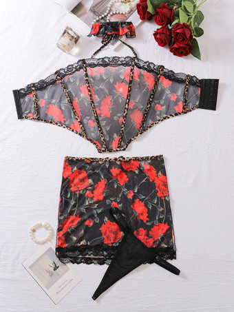 セクシーランジェリー 2ピース ブラック 大人用 ブラ パンティ セット