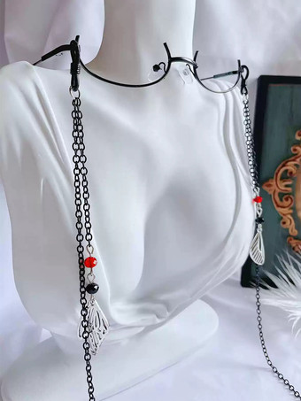 ゴシックロリータアクセサリーブラックチェーンアクセサリーメタルその他