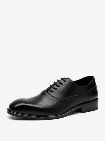 ブラック メンズドレスシューズ 素敵なラウンドトゥ ストラップ調節可能 PUレザー