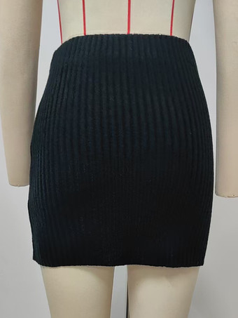 ニットスカート アプリコット ナチュラルウエスト エレガント 春 ミニスカート レディース 2025