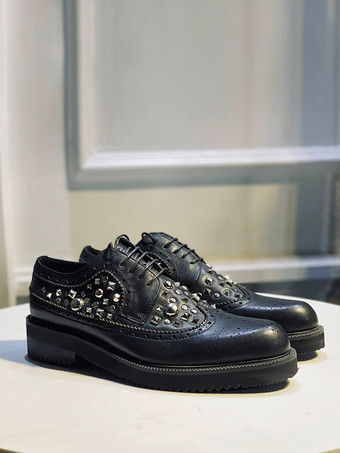 メンズドレスシューズ 素晴らしいラウンドトゥ 牛革