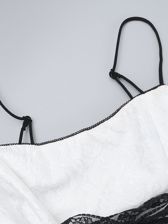 ハロウィン レディース ゴシック ドレス ホワイト マーメイド トランペット フロント バンデージ ゴシック ドレス