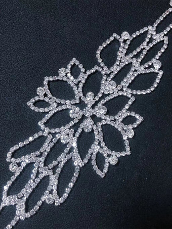 花形アンクルチェーン ラインストーン シューズアクセサリー