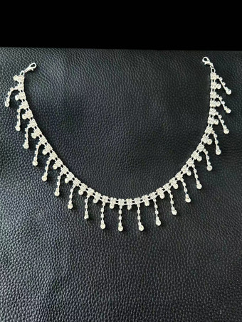 レディース ラインストーン シューズ アクセサリー アンクルチェーン