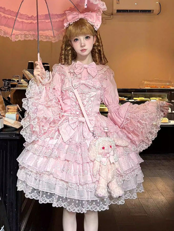 スイートロリータドレス ポリエステル ノースリーブ ジャンパー スイートロリータドレス