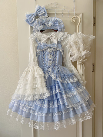 スイートロリータドレス ポリエステル ノースリーブ ジャンパー スイートロリータドレス