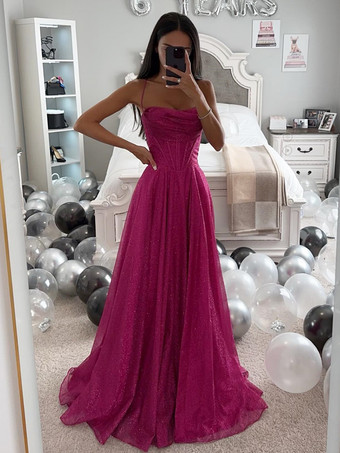 RoseRobe longue à paillettes trapèze corset à la taille longueur au sol robe de soirée formelle élégante à bretelles pour femmes 2025