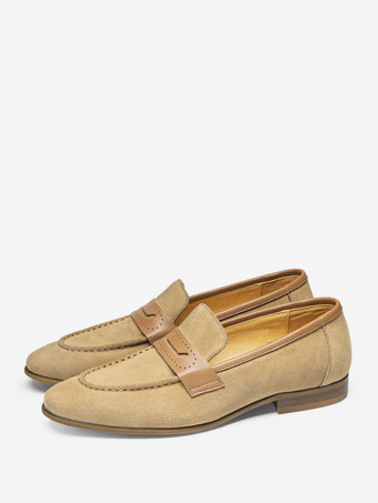 メンズ ペニーローファー レザーシューズ