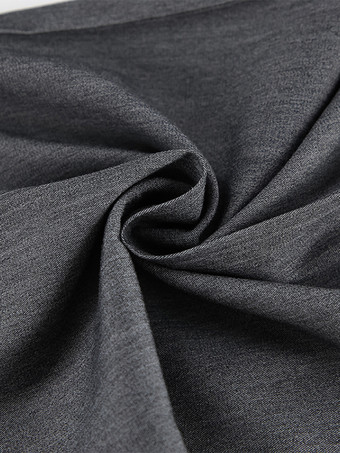 グレー ストレート レッグ トラウザー ウエスト上げ プリーツ 春 カジュアル ワイドレッグ パンツ レディース 2025