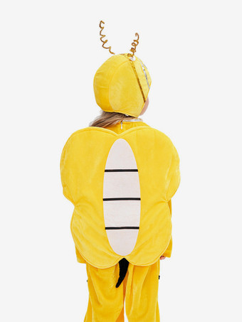 ワンピース パジャマ 着ぐるみ ハロウィン 昆虫 子供用 ポリエステル 帽子 ジャンプスーツ