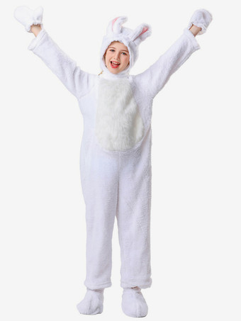 着ぐるみパジャマ ワンジー 動物 ハロウィン 子供用 ポリエステル 手袋 ジャンプスーツ 帽子