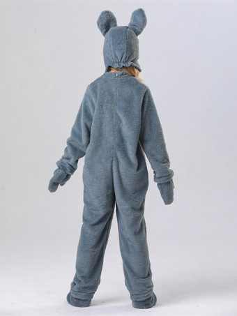 着ぐるみパジャマ ワンジー 動物 ハロウィン 子供用 ポリエステル 手袋 ジャンプスーツ 帽子