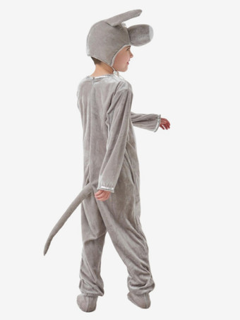 ワンジーパジャマ 着ぐるみ 動物 ハロウィン 子供用 ポリエステル 帽子 ジャンプスーツ