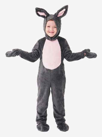着ぐるみ ワンジー パジャマ 動物 ハロウィン 子供用 ポリエステル ジャンプスーツ フード 帽子