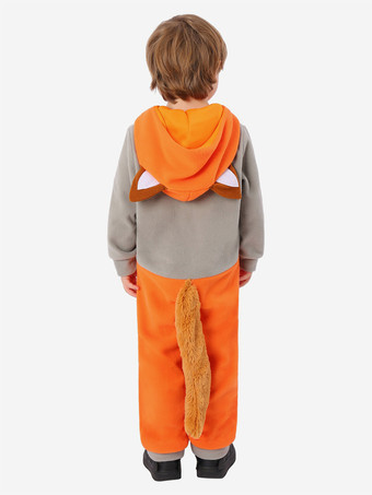 ワンジーパジャマ 着ぐるみ ハロウィン 動物 子供用 ポリエステル ジャンプスーツ