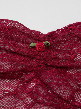 レースボディコンドレス、バーガンディ、ノースリーブ、フリル裾、セクシーなミニクラブドレス、レディース 2025