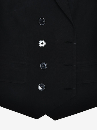 女性用オフィスツーピースコーデセット ダブルブレストラペルベストとプリーツロングスカートの夏コーデ 2025