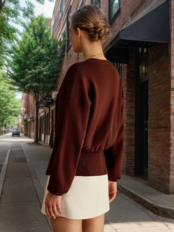 セーター カーディガン Vネック ワンボタン 長袖 春 カジュアル アウター レディース 2025