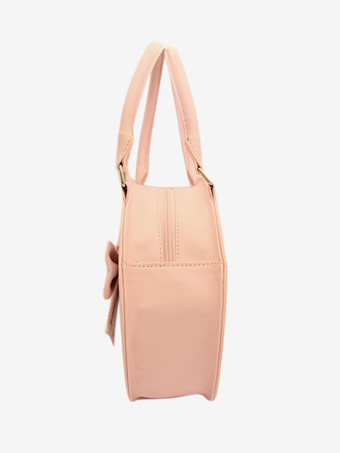 ロリィタバッグ スウィート ハンドバッグ PU リボン柄 カジュアル ブラック