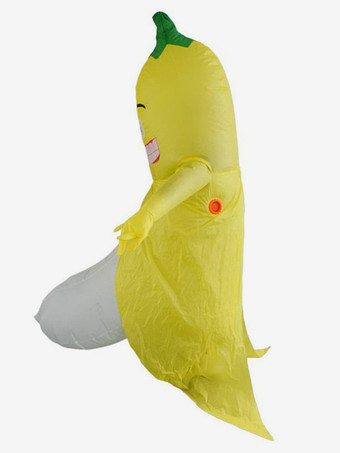 面白いバナナインフレータブルコスチュームフルーツブローアップコスチュームハロウィーン