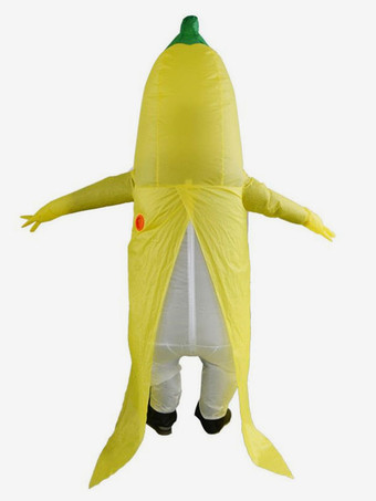 面白いバナナインフレータブルコスチュームフルーツブローアップコスチュームハロウィーン