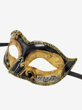 Maschera di carnevale per adulti Accessori per costumi da travestimento in  plastica nera