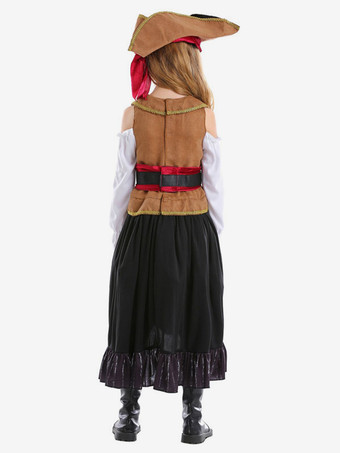 ハロウィン海賊コスチュームキッドドレスハットサッシュ衣装