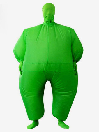 グリーン 大人のためのハロウィン忍者インフレータブルコスチューム