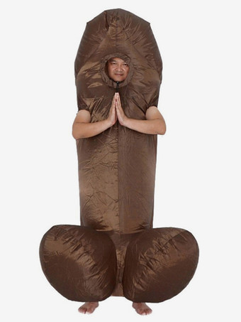 チョコレート【3色展開】パーティーに！クリスマスに！セクシーな膨脹可能な陰茎のハロウィーン コスプレ 衣装スーツ