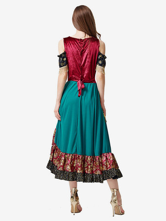 ハロウィンコスチュームジプシーフラメンコダンスコスチューム