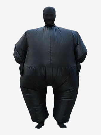 ブラック 大人のためのハロウィン忍者インフレータブルコスチューム