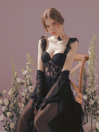 ベビードール ランジェリー 女性 ベビードール ホワイト バックレス ポリエステル セクシー