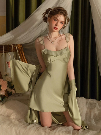 パジャマ セット Sage Rave Club バックレス ポリエステル ランジェリー