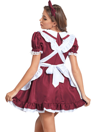 メイド衣装 女装ドレス サーヴァントガールコスチューム