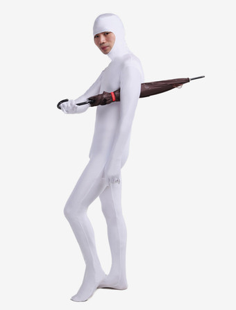 全身タイツ　白タイツ　カラータイツ　ピュア　透明人間　ニンジャ　舞台　演劇　仮装　変装　パーティー衣装　イベント　宴会　コスチューム