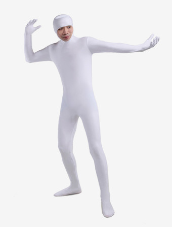 全身タイツ　白タイツ　カラータイツ　ピュア　透明人間　ニンジャ　舞台　演劇　仮装　変装　パーティー衣装　イベント　宴会　コスチューム