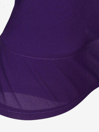 ラテンダンスコスチュームパープルレディースセットライクラスパンデックスドレスダンスコスチュームコスプレコスチュームハロウィン