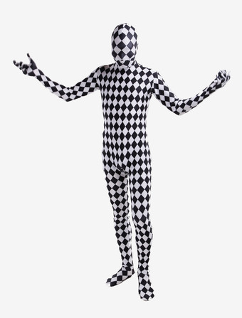 パターニング全身タイツ パターニング全身タイツ　マルチカラー　フルボディ　ライクラ・スパンデックス　大人用　ユニセックス　 ハロウィン