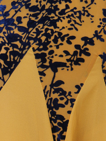 社交ダンスコスチュームオレンジ女性のライクラスパンデックスドレスダンスウェア